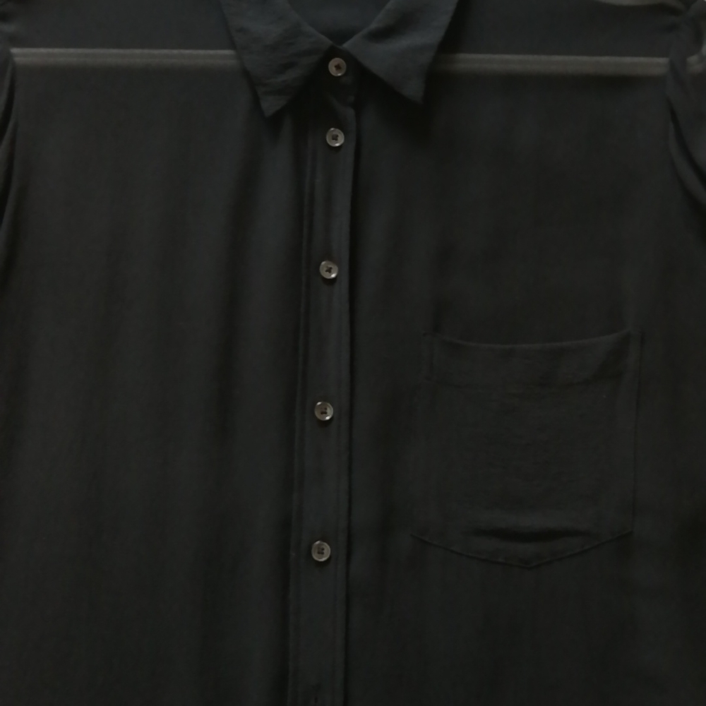 Aritzia BABATON 100% Silk Sheer Long Sleeves Blouse( Shirt), size xs~s - Picture 5 of 6